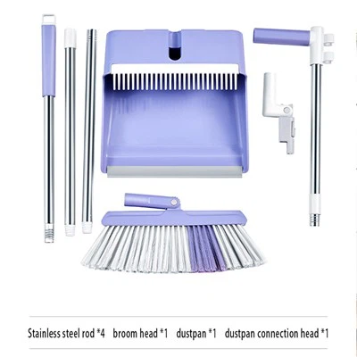 ডিজাইনার ঝাড়ু এবং ডাস্টপ্যান সেট